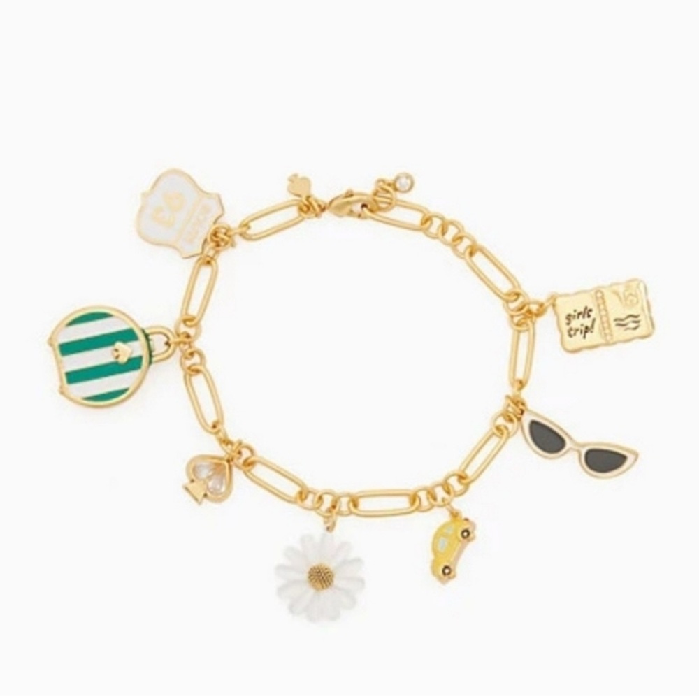 $148 Kate Spade away we go Charm Bracelet NWT - Picture 8 of 8